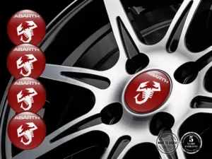 Fiat Abarth Adesivi Cerchio Edizione Upgrade Cupola Stile